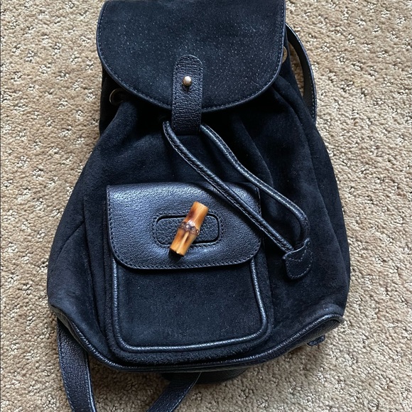 Authentic GUCCI 💕 LIKE NEW  Bamboo Mini backpack - Picture 2 of 11
